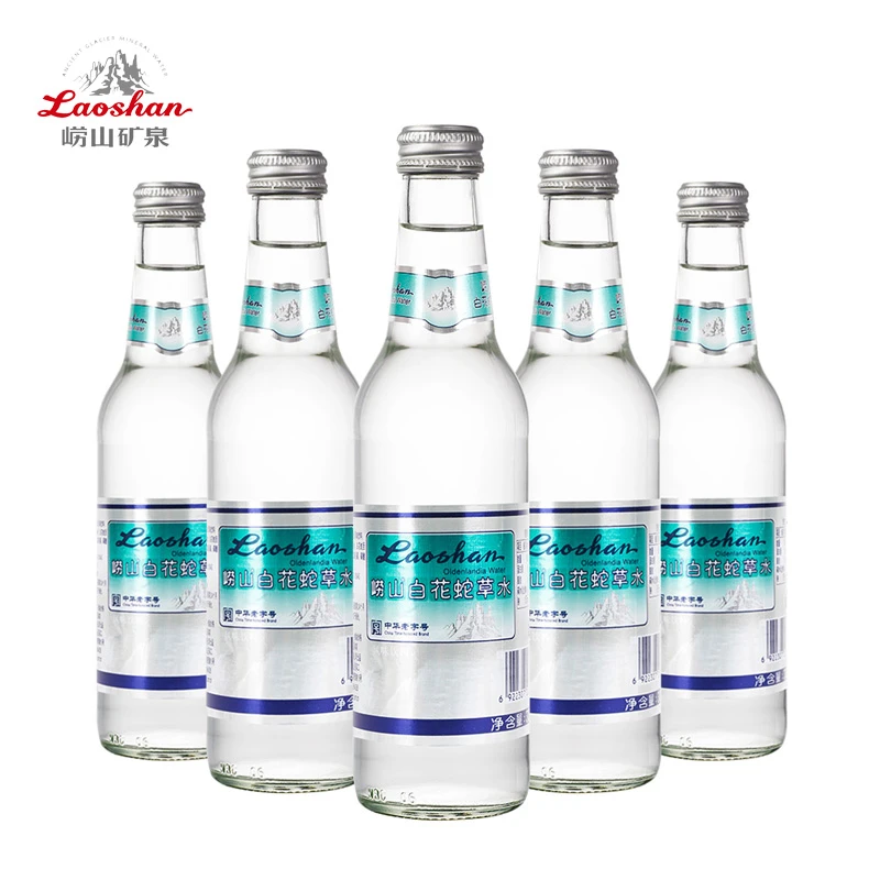 崂山白花蛇草水330ml*24瓶整箱装 中华老字号
