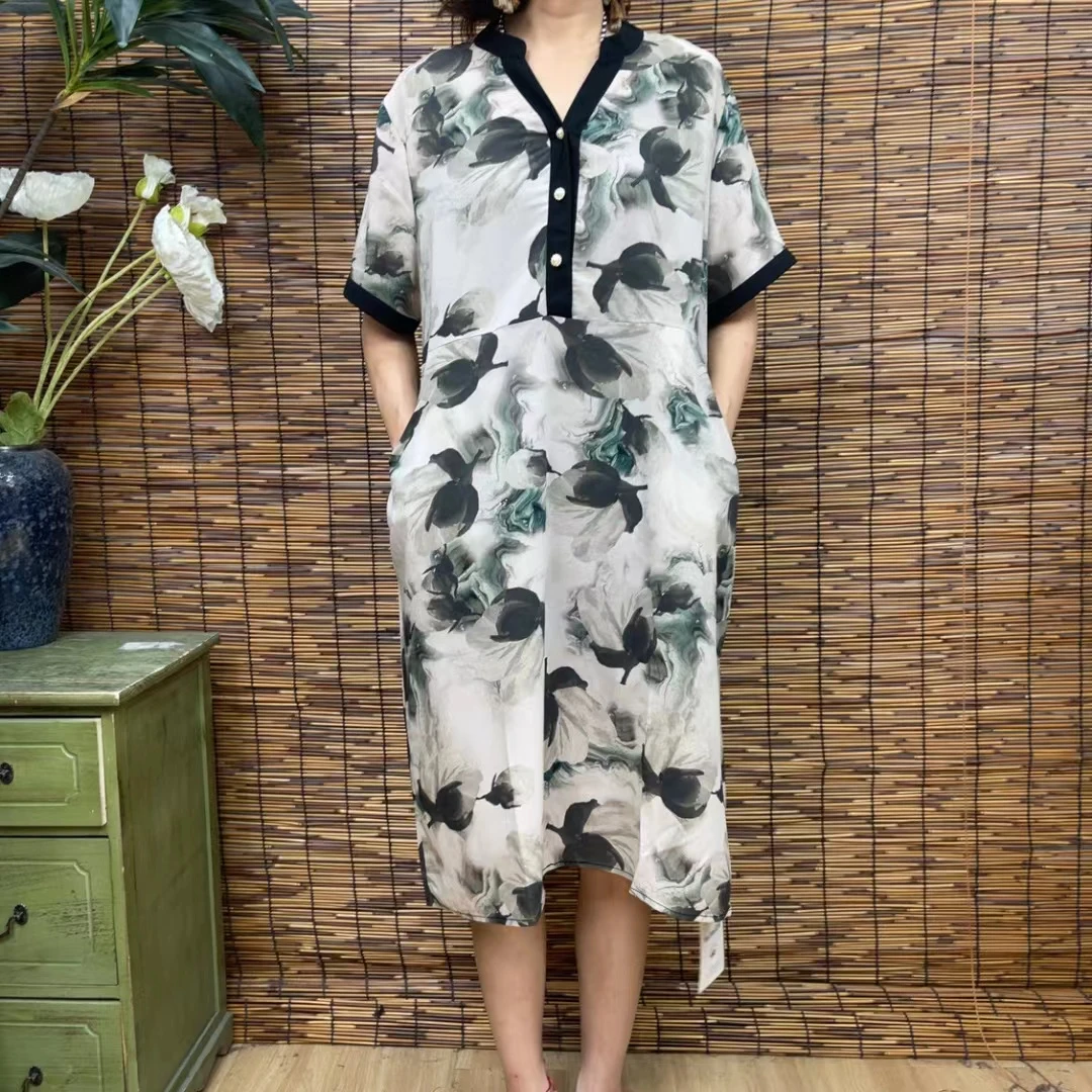 3866新款夏季洋气减龄气质连衣裙QZ