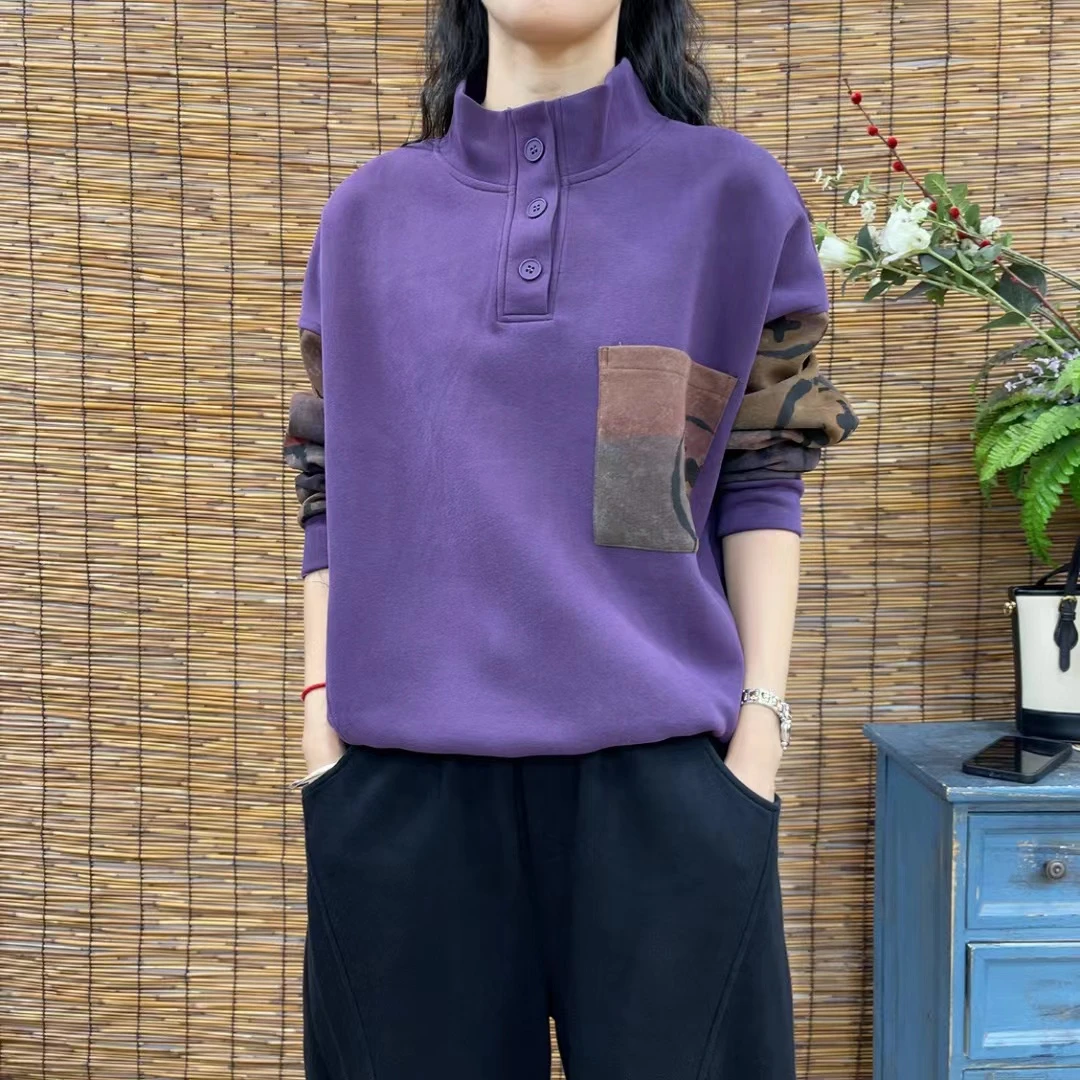 5271新款春秋休闲百搭气质减龄显瘦上衣卫衣女