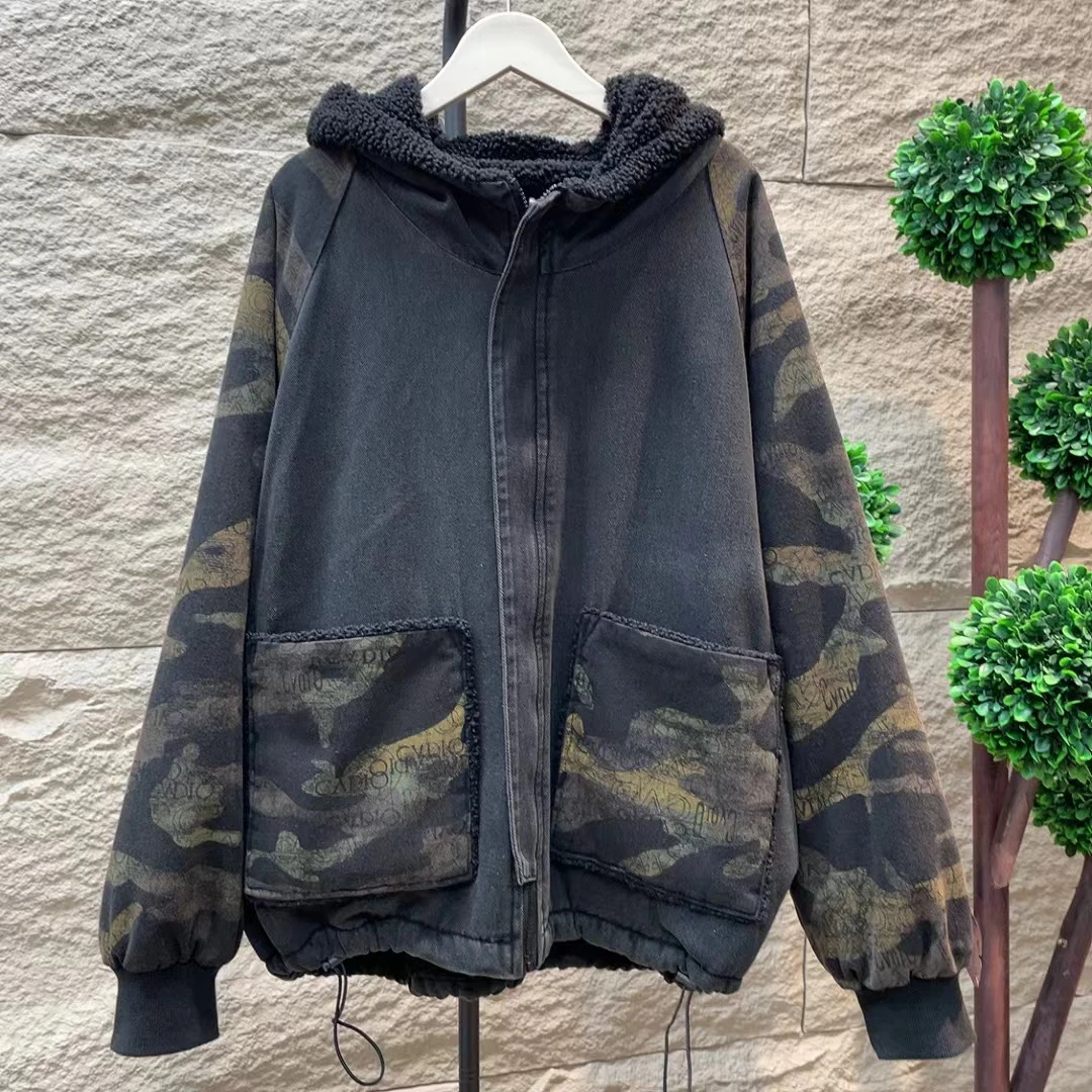 7817新款秋冬加厚休闲百搭减龄显瘦双面穿上衣棉服