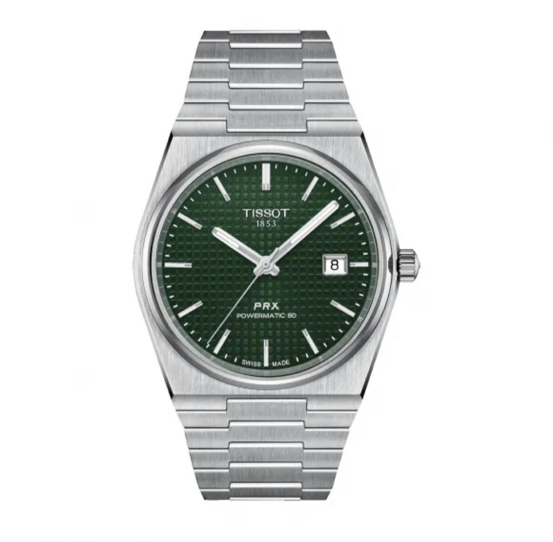 99新 Tissot/天梭 超级玩家绿盘T137407/表径40mm男士简约经典