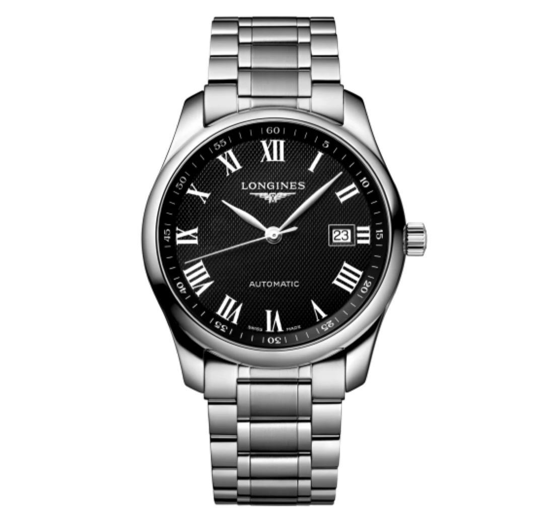 99新 Longines/浪琴 名匠793黑盘罗马刻/全套/表径40mm