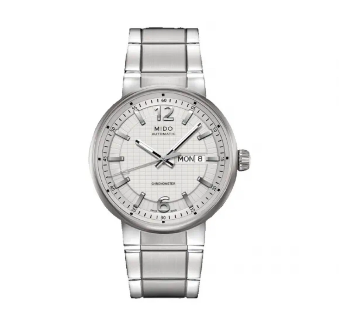 99新 Mido/美度 长城白盘/天文台/全套/表径42男士时尚