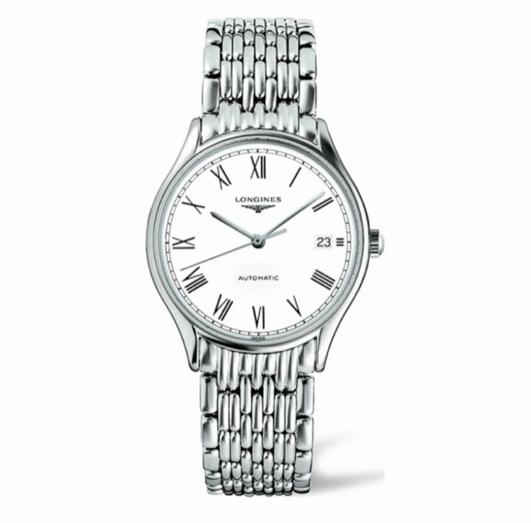 99新 Longines/浪琴 律雅860白盘罗马刻度/表径35/全套