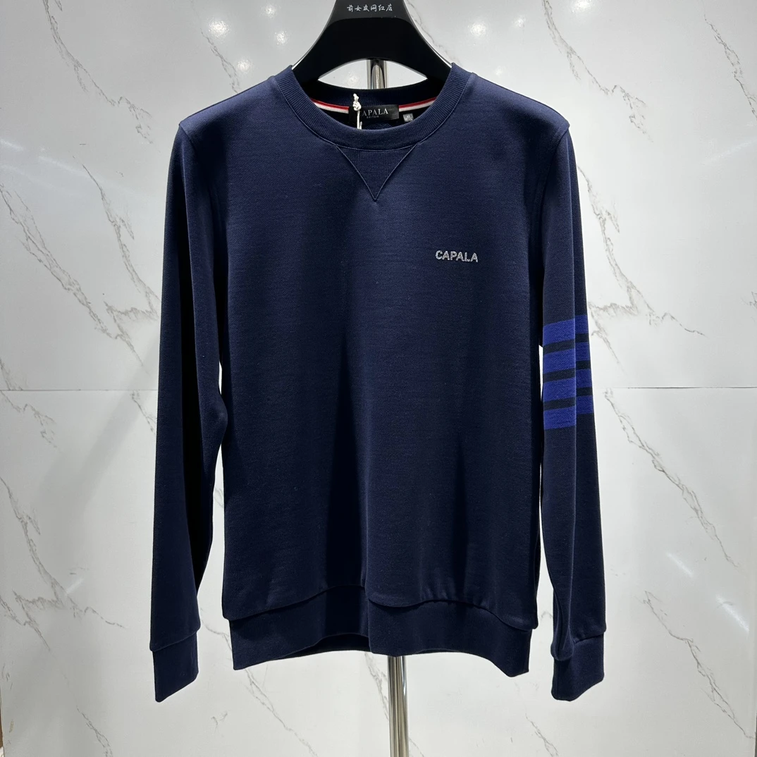 【卡铂拉卫衣】新款秋冬男士百搭长袖休闲卫衣圆领阔板时尚情侣商务