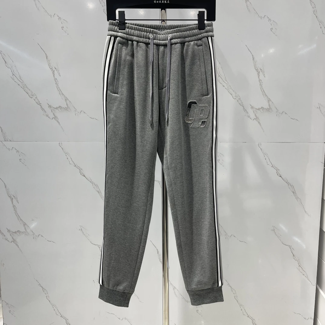28 29【CP休闲裤加绒】秋冬新款潮流休闲时尚男士条纹休闲裤运动