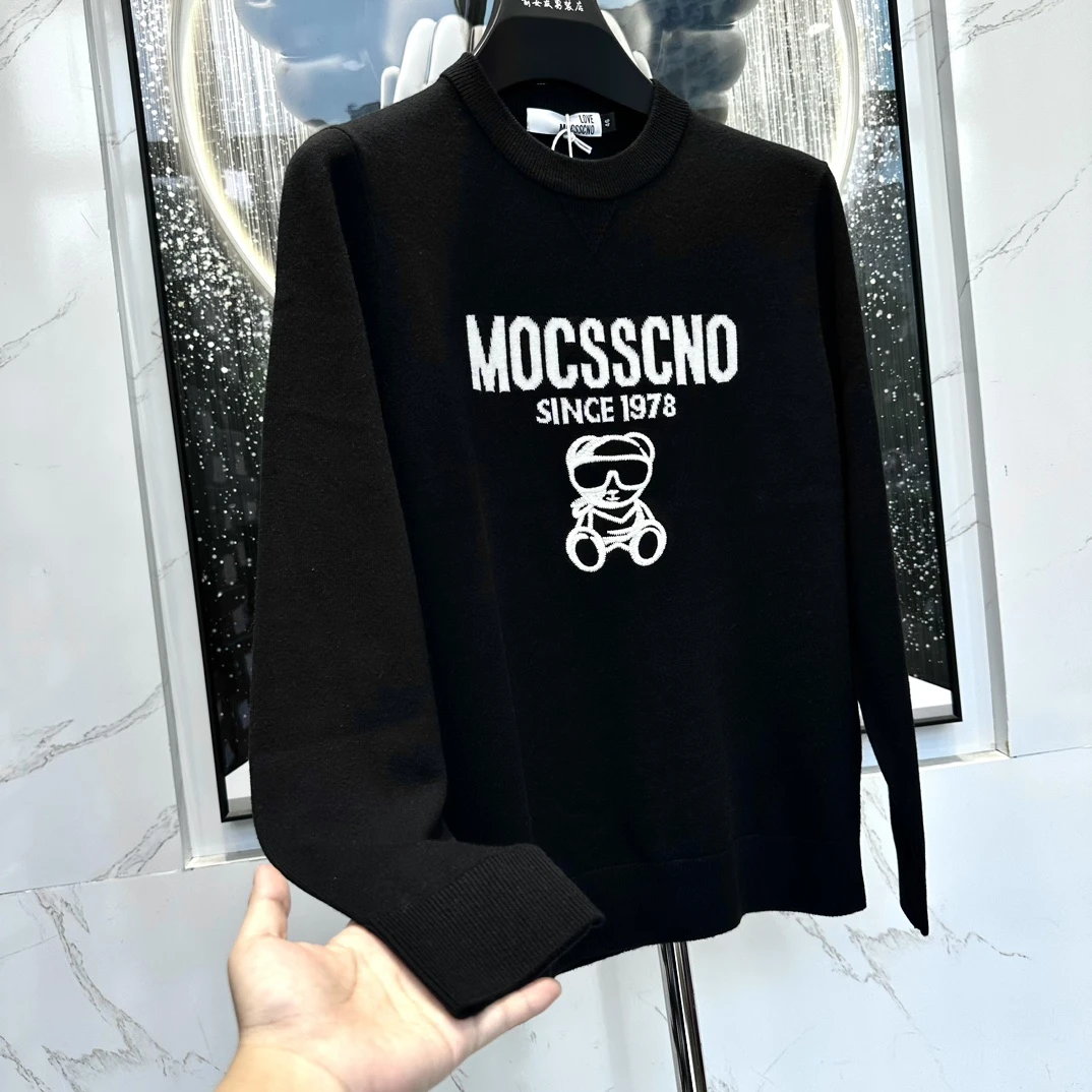 【曼斯凯奴打底衫】24新款秋冬季男士针织圆领休闲保暖时尚长袖潮流