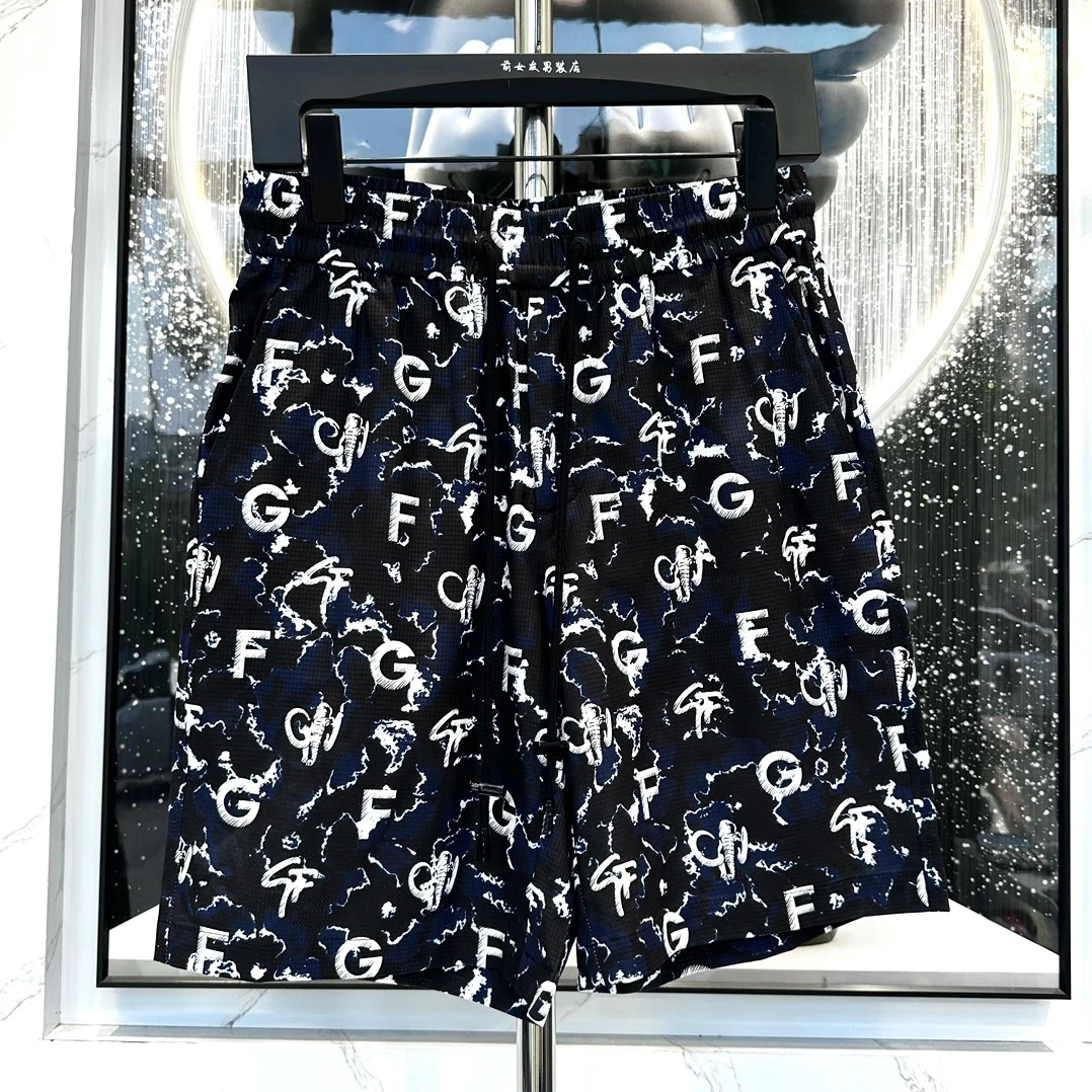 【GF短裤】24款新时尚休闲百搭夏季宽松时尚休闲男潮流轻奢简约沙滩