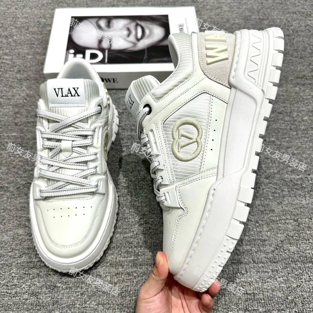 【V-LAX高端 鞋子】新款休闲鞋真皮鞋安脚舒服软底软面舒适男士潮流