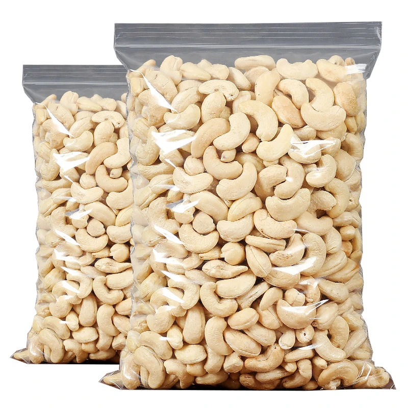 熟白腰果仁新货净重2斤1斤袋装越南腰果仁250g营养坚果干果零食