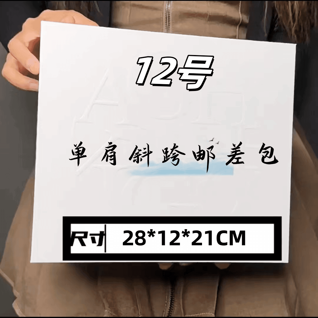 12号 （H)  高级感邮差包1991#