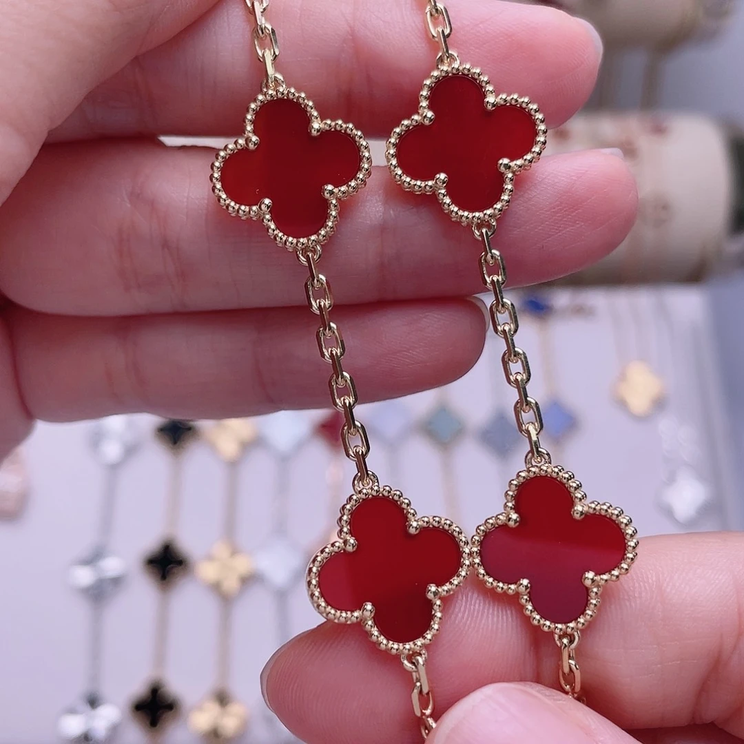 玛瑙/玉髓手链18K金镶嵌W*