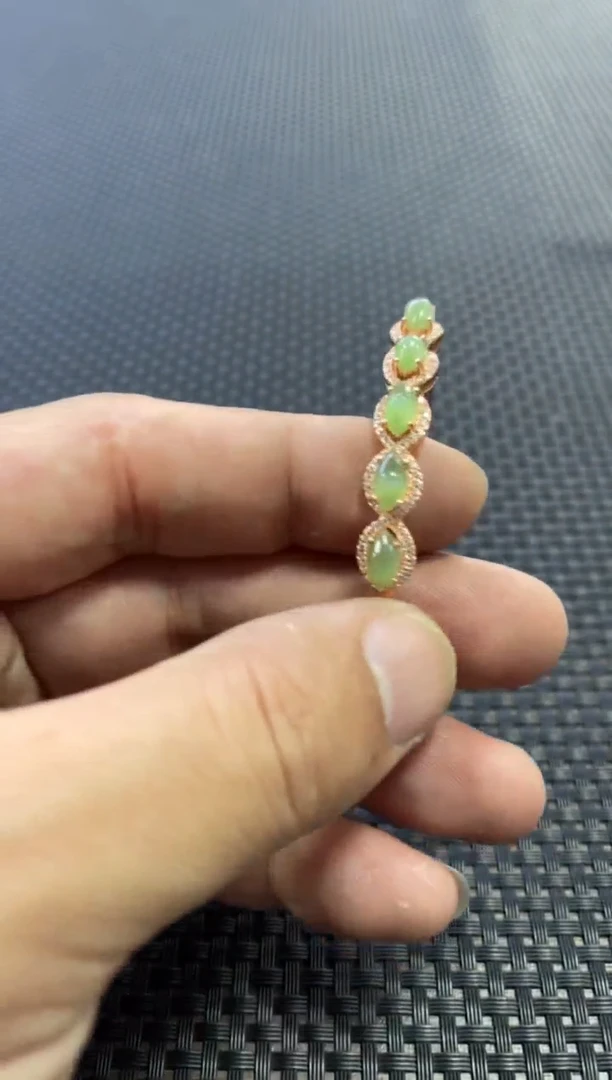 【闪购商品】和田玉手镯银S925镶嵌一个多样性发