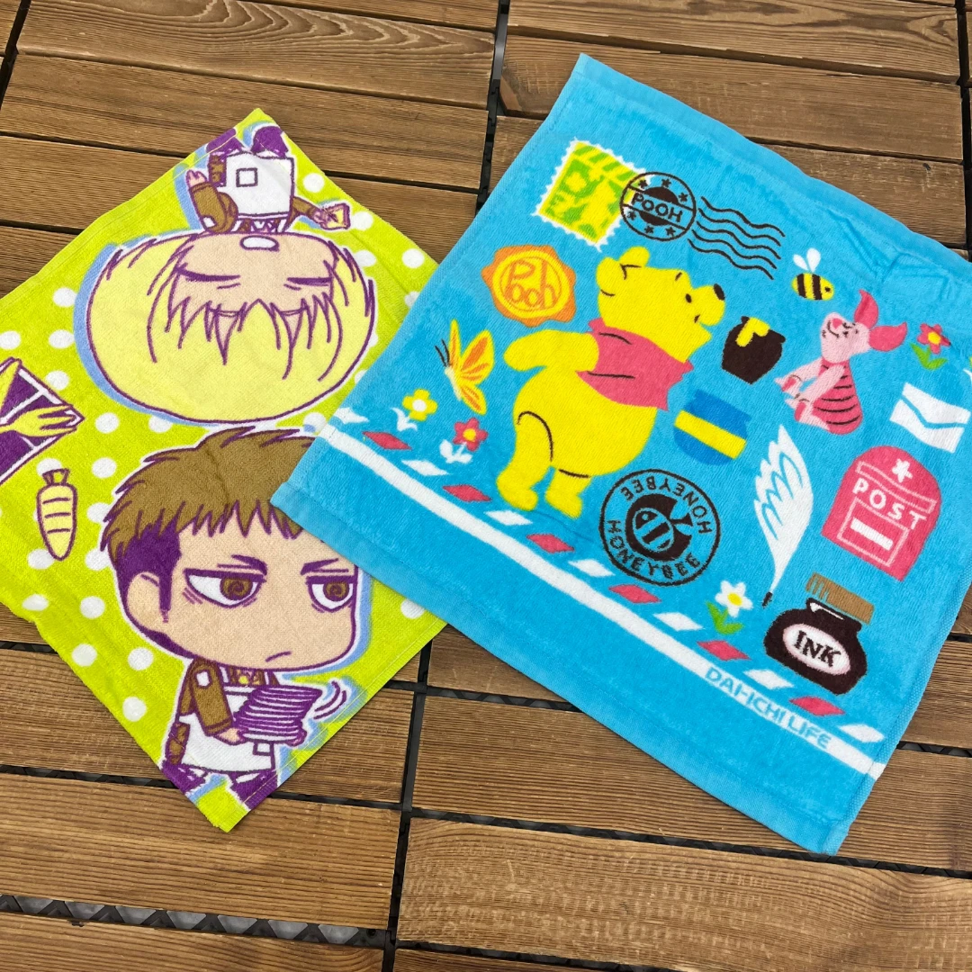 纯棉两条装方巾35*35＋送两条（L155）
