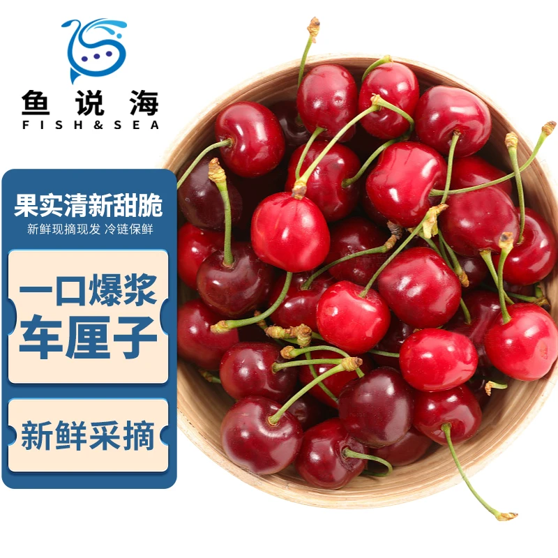 【富牛牛专属】智利车厘子 当季新鲜水果 2J 5斤/盒 原箱进口樱桃