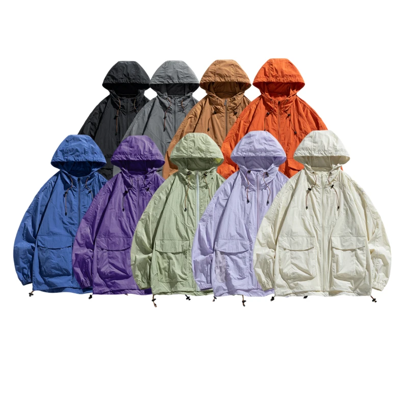 2024夏季新款UPF50+防晒衣外套衣时尚户外休闲百搭连帽宽松薄款