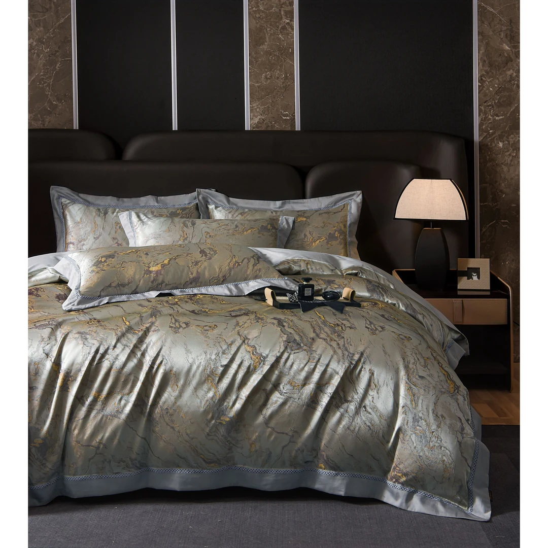 【爆款】轻奢重磅高精密四件套四季款--锦绣