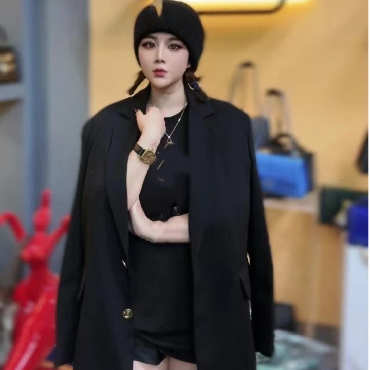 【大麦原创】休闲百搭宽松长袖外套（XM179）女装