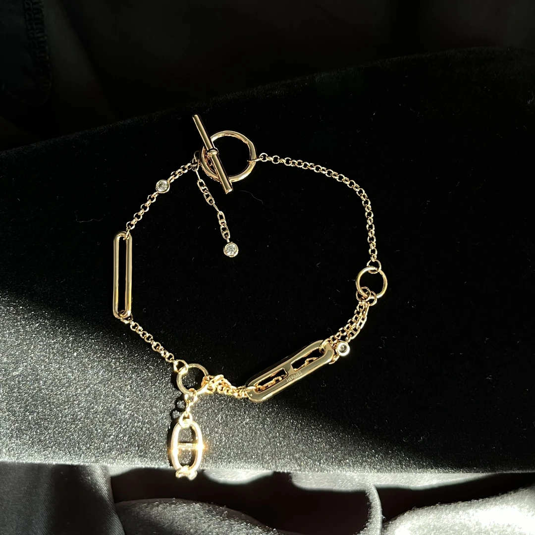 铜合金手链 鑫鑫饰品-铜合金手链轻奢百搭 032