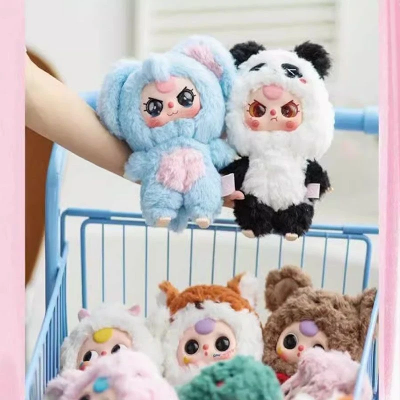 【明盒】新款娃三岁三代毛绒动物派对系列盲盒潮玩可爱少女礼物