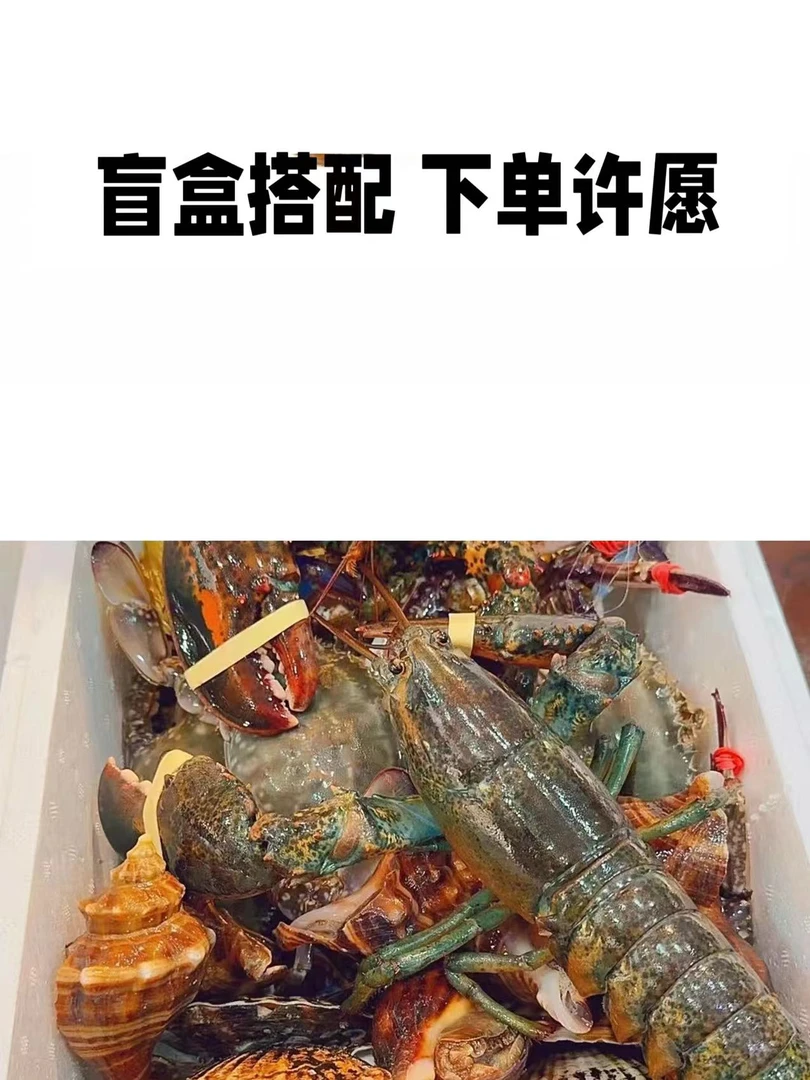 【赤小峰】百元随心配-海鲜盲盒-下单做备注