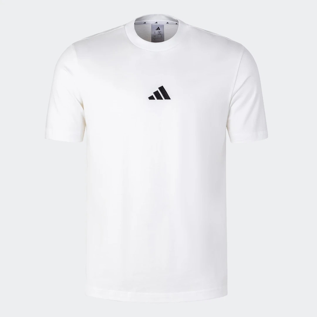 adidas/阿迪达斯【商场同款】男子圆领针织运动休闲短袖T恤JY8561