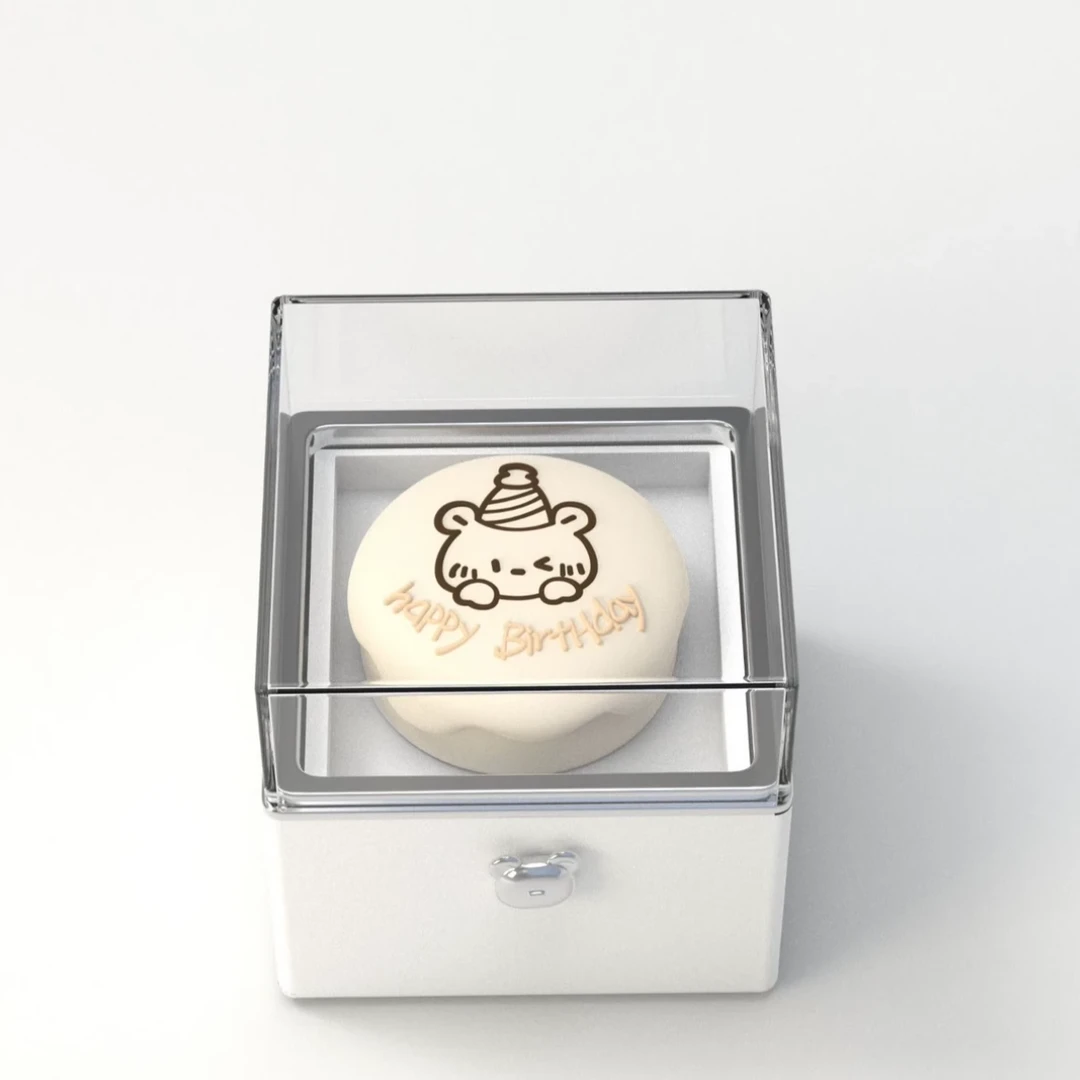 【现货速发】首饰盒可翻转小熊戒指项链盒求婚送女友生日礼物盒子