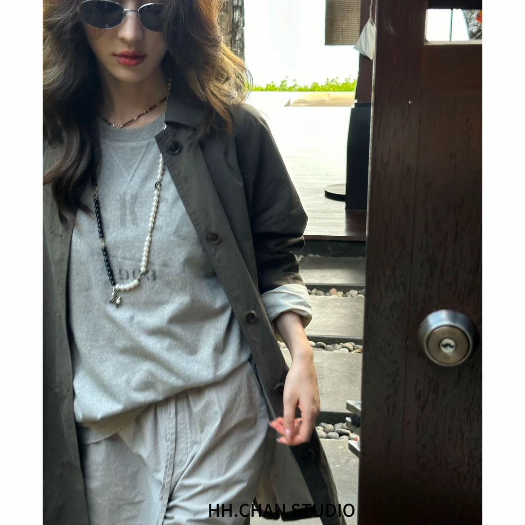 HH.CHAN“不被定义”100%棉高克重美式印花圆领短袖HH-7035