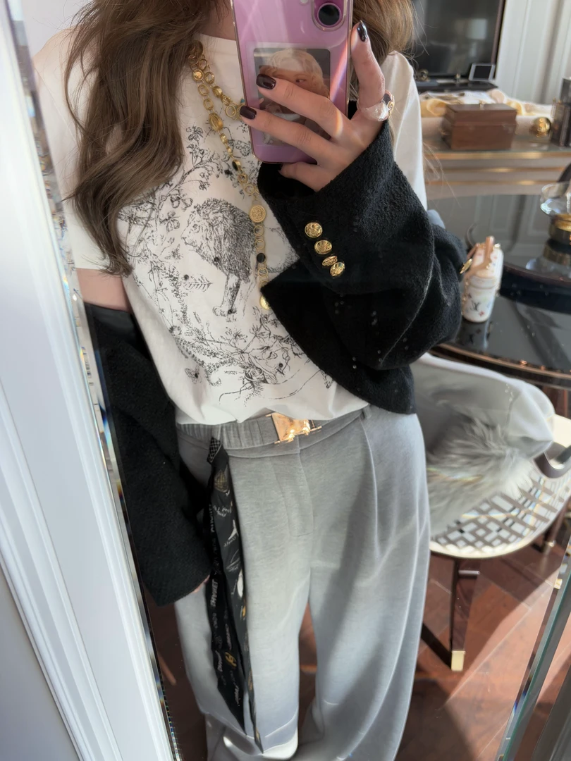 TTS【专属限定】限定姐感印花圆领短袖