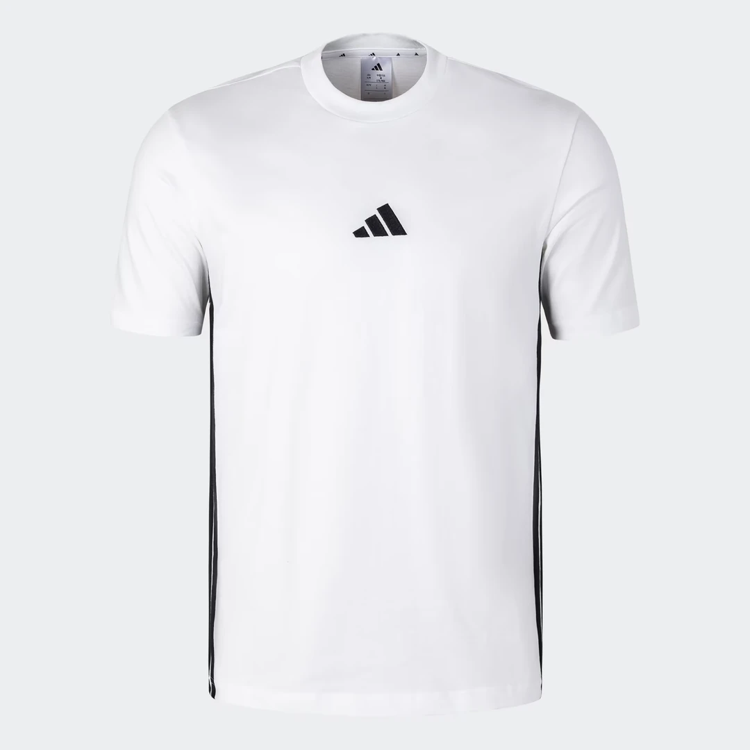 adidas/阿迪达斯【卖场同款】夏日户外男纯棉运动休闲短袖T恤JY8563