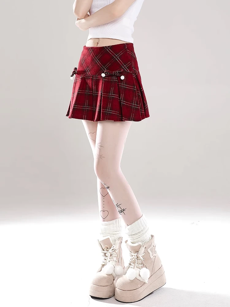 【直播专属过款 非主图款】高高货春季显瘦百褶裙 默认微瑕NO退NO换