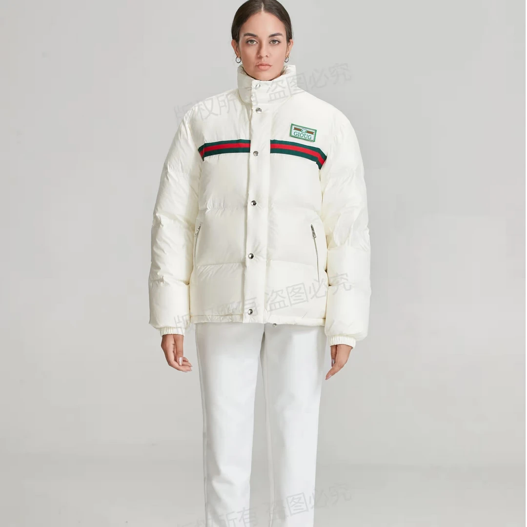 新款立领时尚保暖情侣款鹅绒服1316