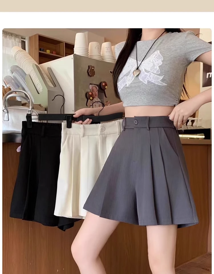 大码女装新款胖MM短裤加肥加大女裤显瘦裤子中长款加肥加大裤裙