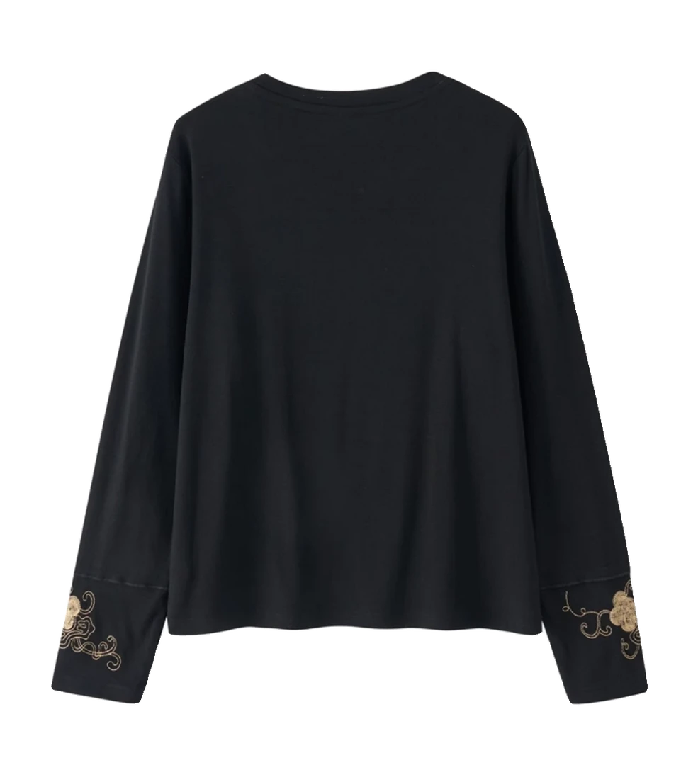 清仓大码女装上衣休闲百搭简约时尚修身显瘦遮肉圆领T恤打底衫