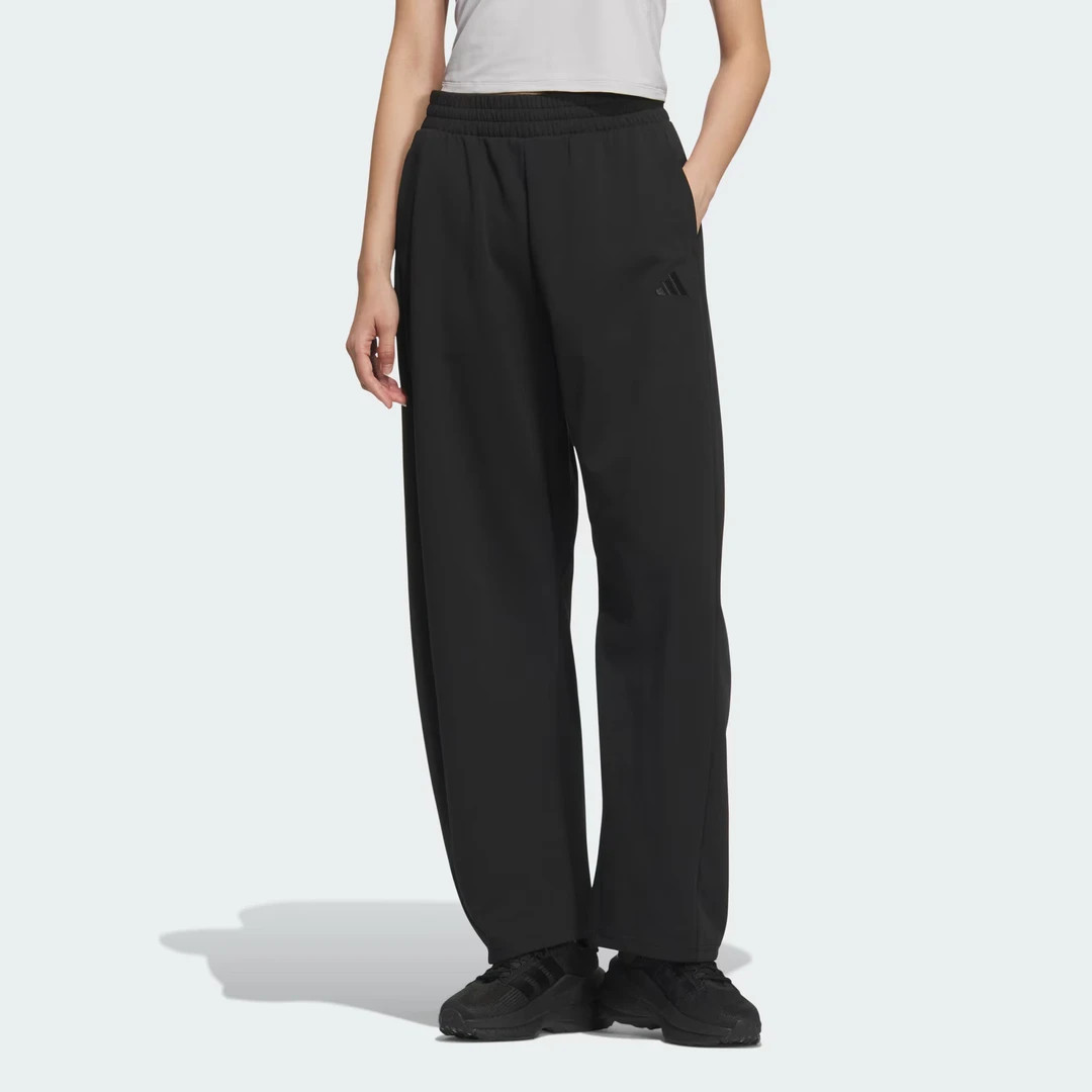 adidas/阿迪达斯【卖场同款】女子运动休闲宽松香蕉裤梭织裤JZ1582