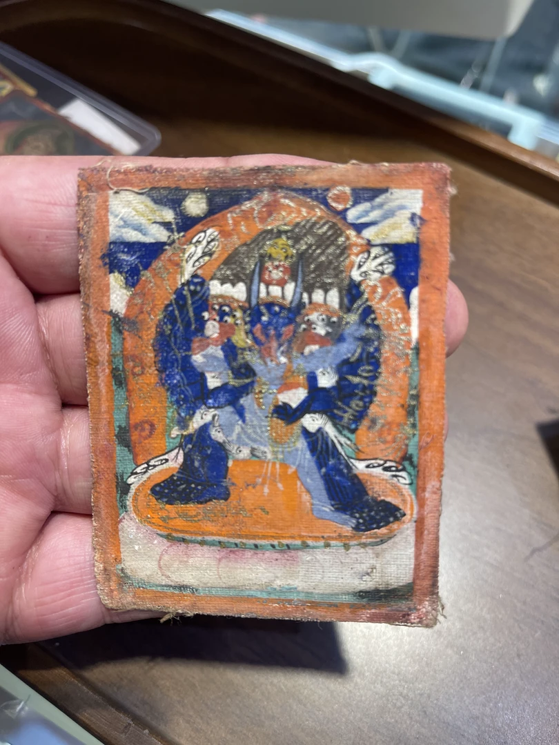 藏传回流扎卡唐卡