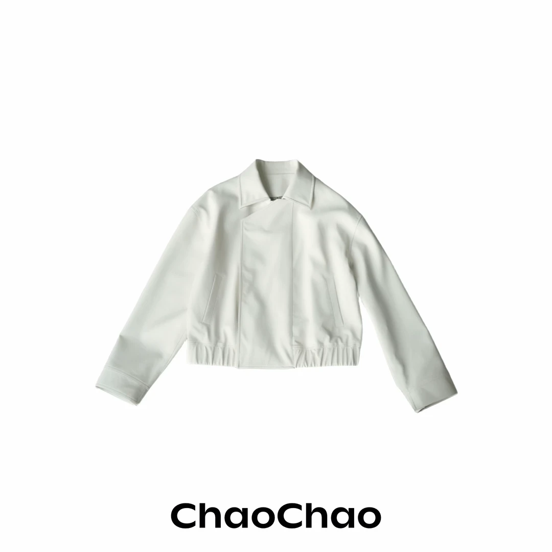 2025 SpringSummer C&C Vol.6 解构环保皮白夹克