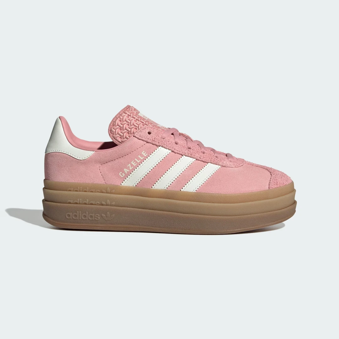 adidas/阿迪达斯琥珀流光GAZELLE女经典厚底运动板鞋T头鞋JS3903