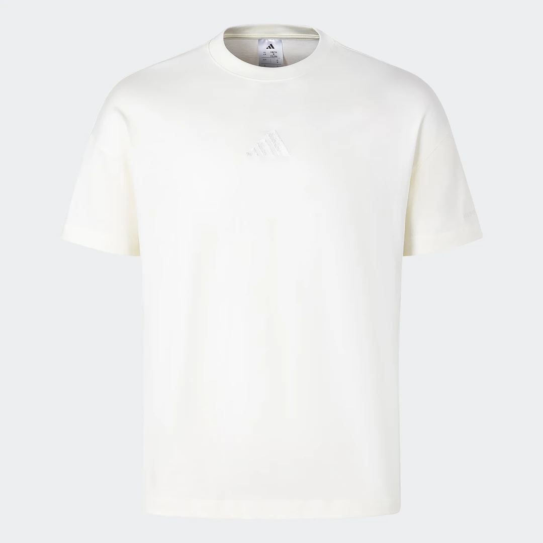 adidas/阿迪达斯【商场同款】男子纯棉运动休闲圆领短袖T恤JY8566