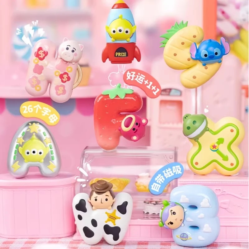 【拆盒】TSUM TSUM字母冰箱贴萌粒系列盲袋潮玩周边公仔摆件