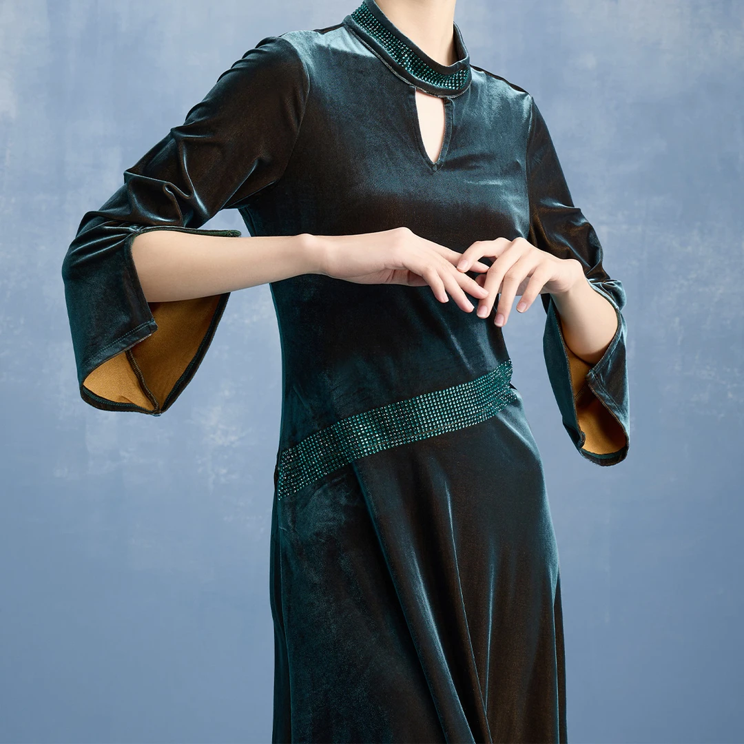 MY TENO/马天奴马天奴连衣裙气质复古中国风VDS187