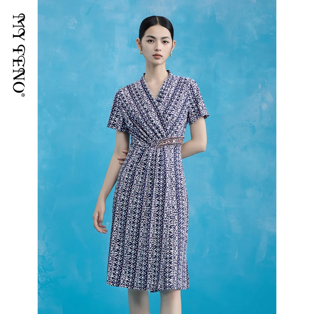 MY TENO/马天奴女装连衣裙显瘦气质时尚休闲夏季复古VDS525DRX0