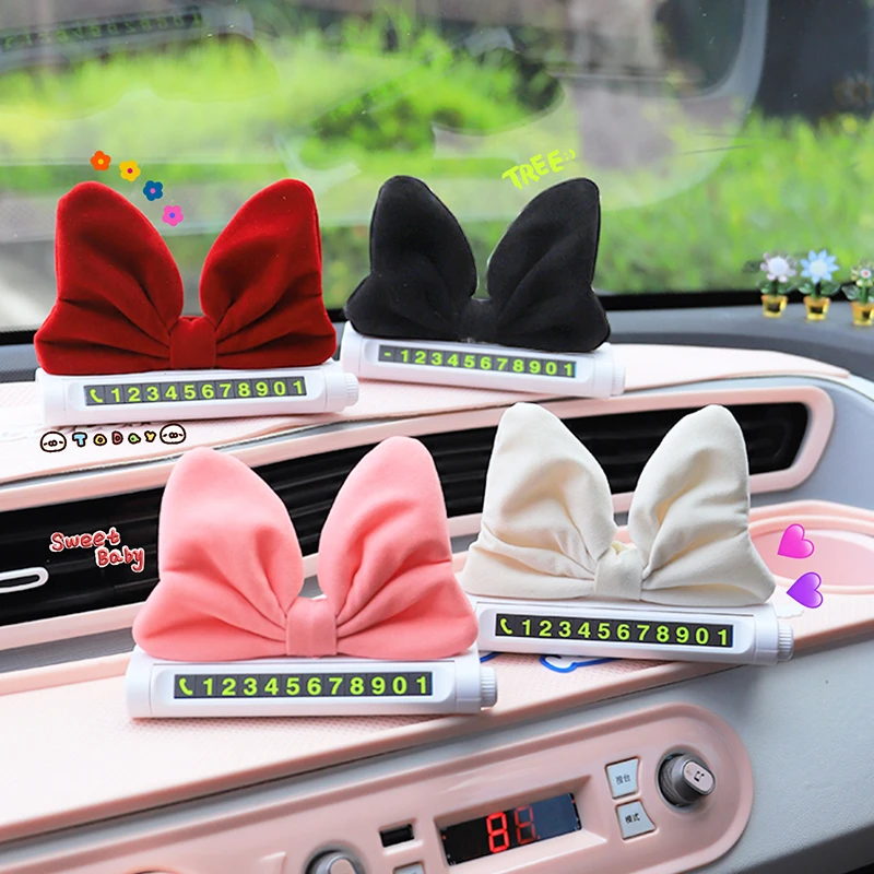 车载电话号码牌女士专用品汽车用临时停车移车内饰数字摆件挪车卡