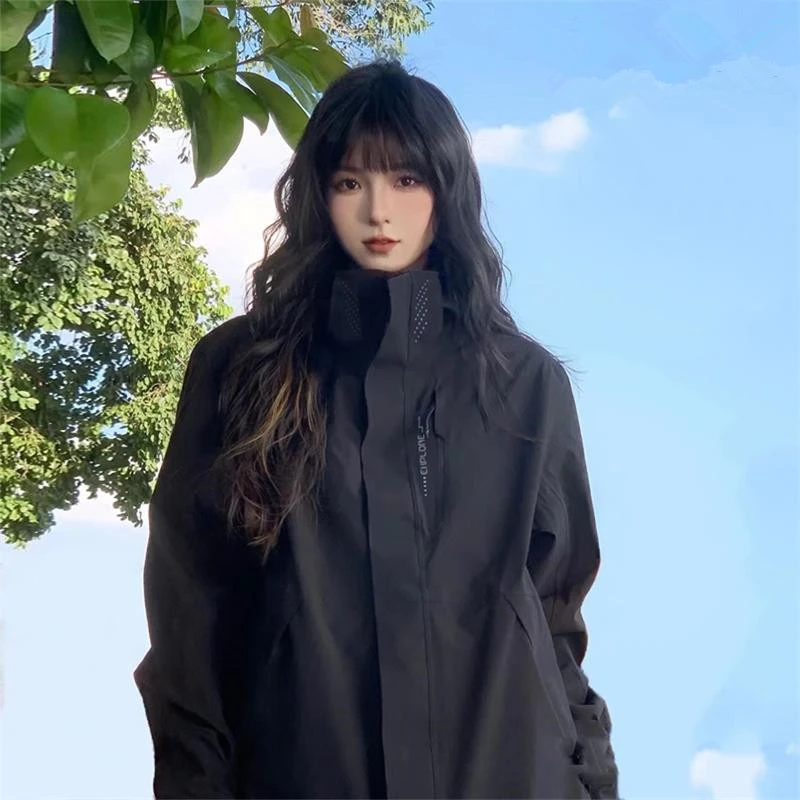 蕉下狮户外登山服保暖冲锋衣男女款三合一防风防水情侣外套秋冬季