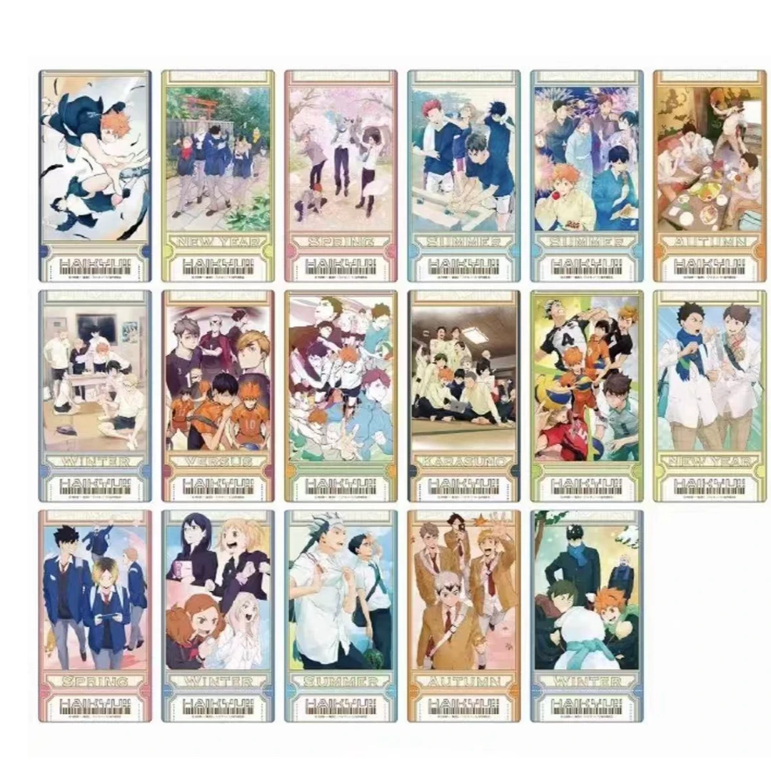 【排球少年】视觉风透卡 票根卡盲抽 默认代拆