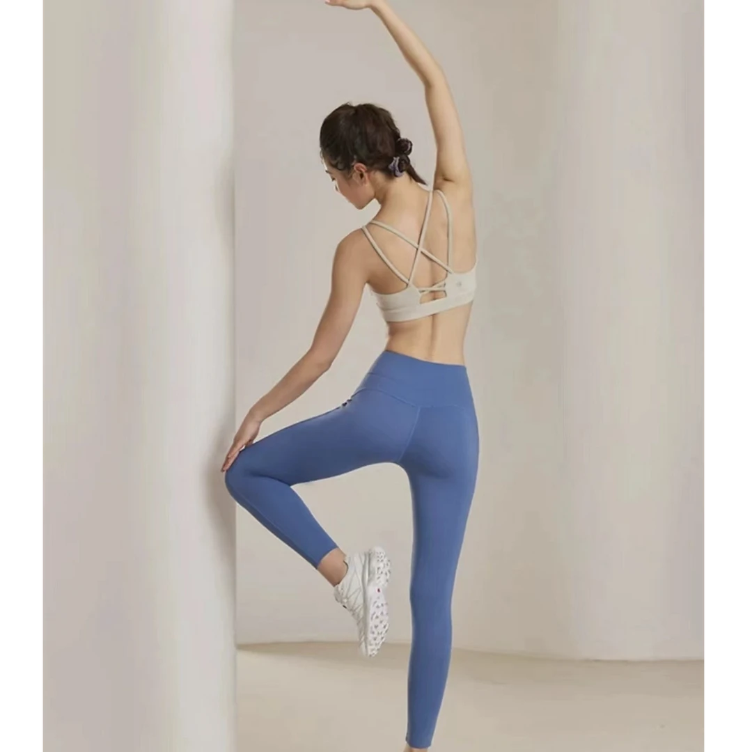 【裸感瑜伽裤】高腰外穿健身裤