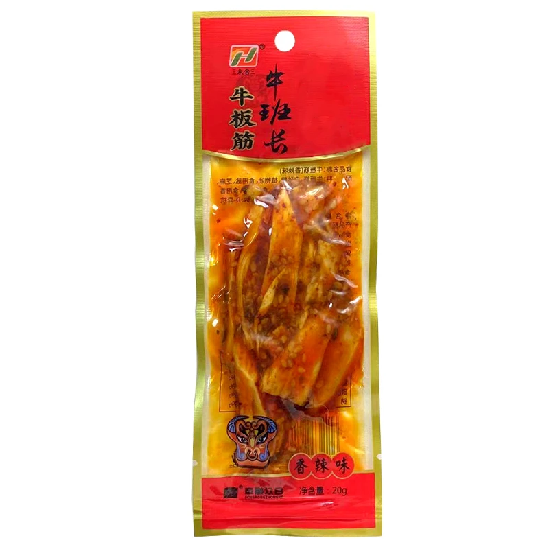 奉融众合牛班长牛板筋20g/袋便携装香辣味