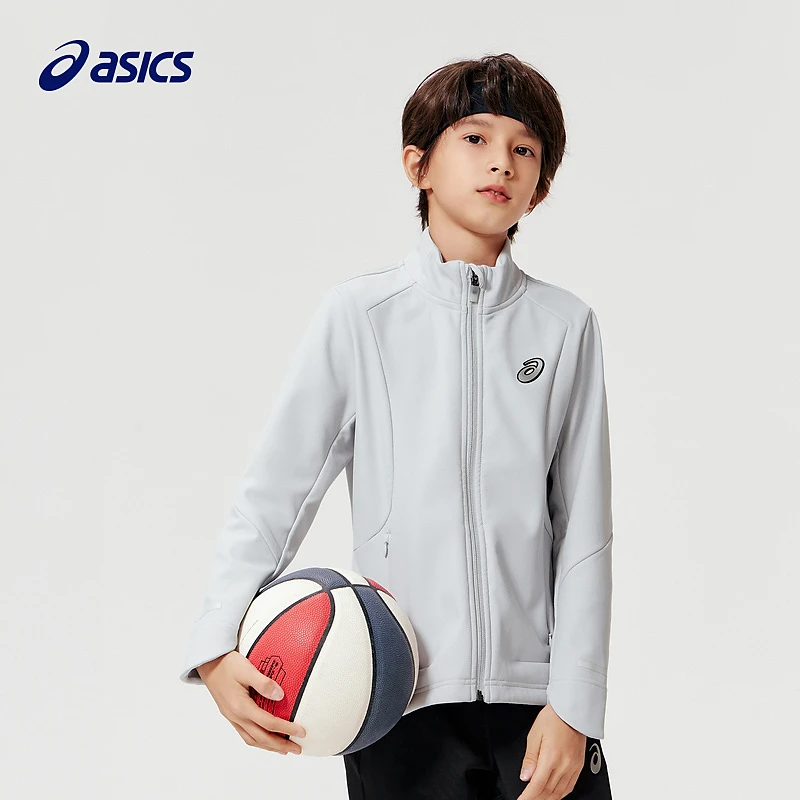 ASICS/亚瑟士秋冬季童装男女童针织便服立领保暖外套334231053005