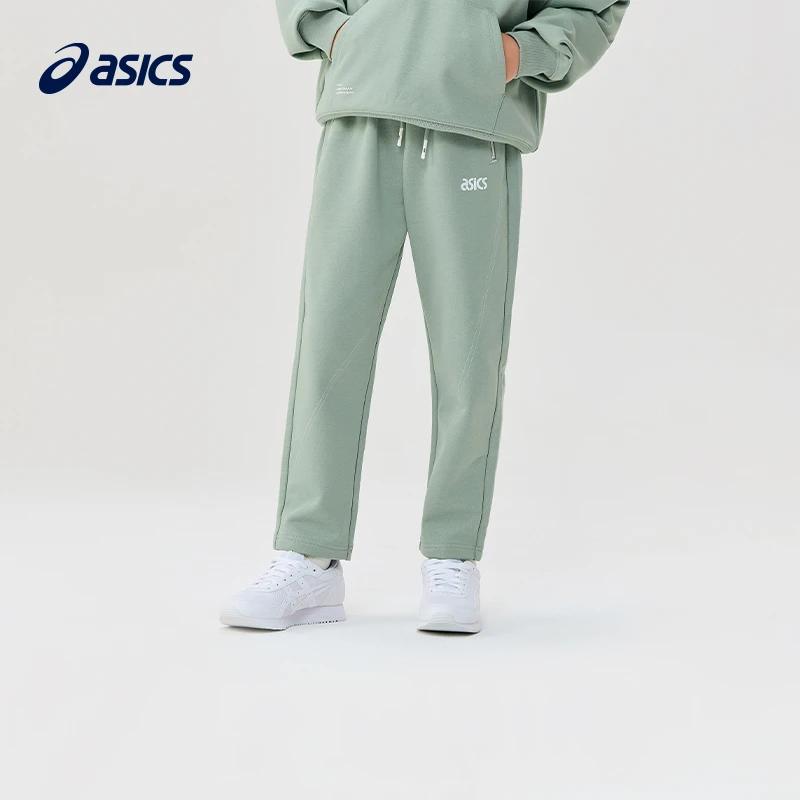 Asics亚瑟士儿童装男女童时尚休闲运动长裤331231085007
