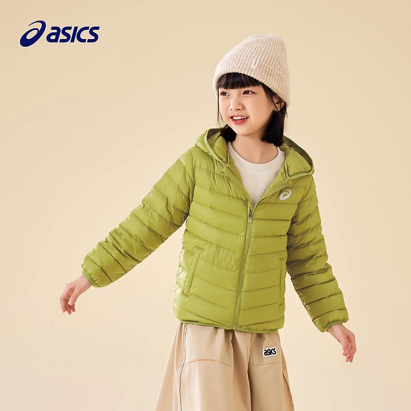 ASICS/亚瑟士童装2023年男女童冬季保暖轻薄羽绒服334231073071